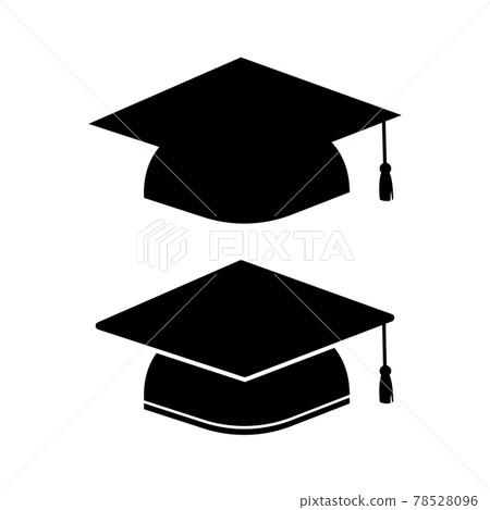 Graduation cap of college logo symbol vector illustration 78528096