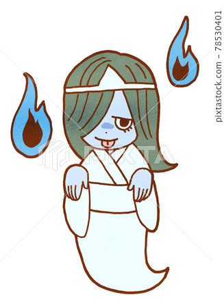 寬鬆可愛的怪物插畫鬼 78530401