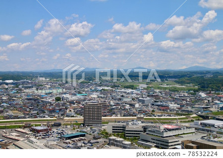 View from Koriyama station building (Fukushima prefecture · Koriyama city) 78532224