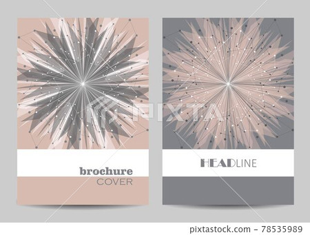 Vector templates for brochure cover in A4 size. Vector templates for brochure cover in A4 size. 78535989