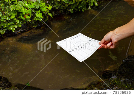 Water divination at Kifune Shrine (Sakyo Ward, Kyoto City, Kyoto Prefecture) 78536926