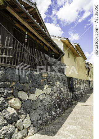 平福川端風景 兵庫縣佐用郡佐用町 平福川端風景 兵庫縣佐用郡佐用町 78538050