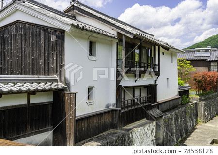 平福川端風景 兵庫縣佐用郡佐用町 平福川端風景 兵庫縣佐用郡佐用町 78538128