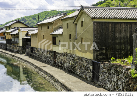 平福川端風景 兵庫縣佐用郡佐用町 平福川端風景 兵庫縣佐用郡佐用町 78538132