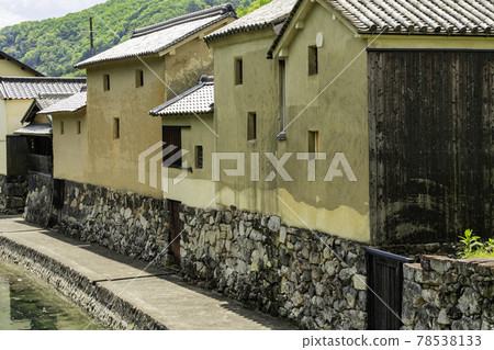 平福川端風景 兵庫縣佐用郡佐用町 平福川端風景 兵庫縣佐用郡佐用町 78538133