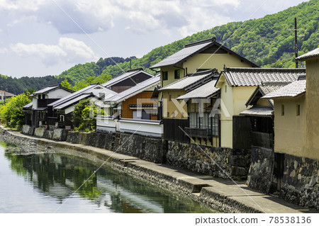 平福川端風景 兵庫縣佐用郡佐用町 平福川端風景 兵庫縣佐用郡佐用町 78538136