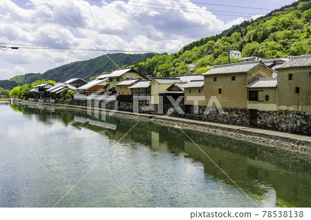 平福川端風景 兵庫縣佐用郡佐用町 平福川端風景 兵庫縣佐用郡佐用町 78538138