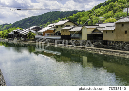平福川端風景 兵庫縣佐用郡佐用町 平福川端風景 兵庫縣佐用郡佐用町 78538140