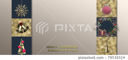 Christmas holiday card Christmas holiday card 78538324