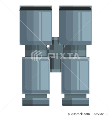 Hiking binoculars icon, cartoon style 78538390