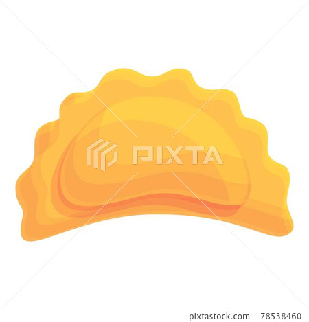 Fresh ravioli icon, cartoon style 78538460
