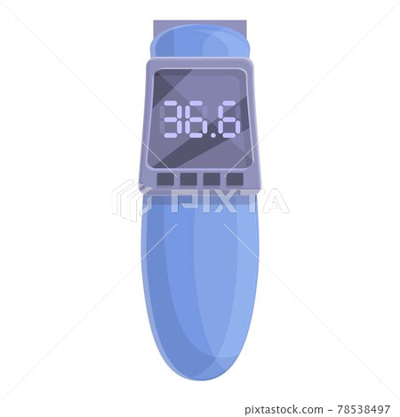 New laser thermometer icon, cartoon style 78538497