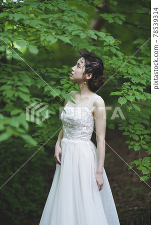 Bride in nature 78539314