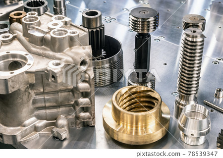 various metal fasteners, nuts and bolts for construction work 78539347