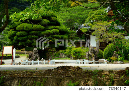 Two stone statues Two stone statues 78540147