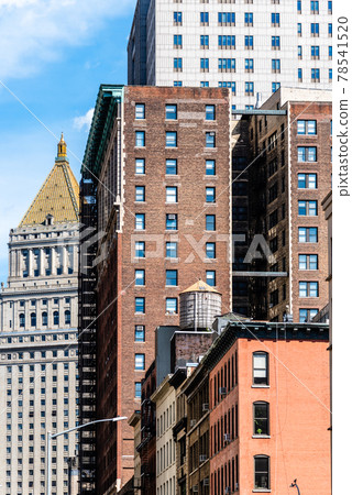 Cityscape of the neighborhood of Tribeca in Manhattan, New York 78541520