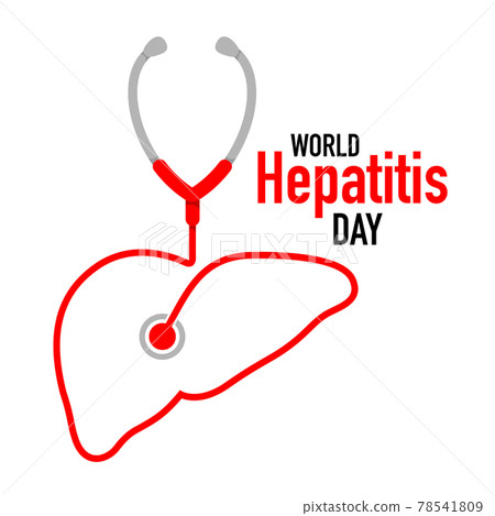 Stethoscope in human liver shape. Stethoscope in human liver shape. 78541809