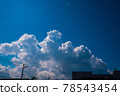 Blue sky and clouds 78543454