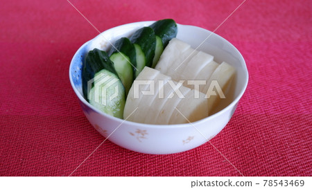 自製米糠泡菜(黃瓜、蘿蔔)拼盤 自製米糠泡菜(黃瓜、蘿蔔)拼盤 78543469