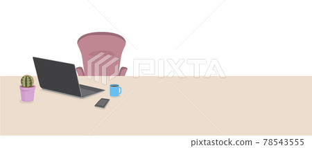 Work space with laptop 1 78543555