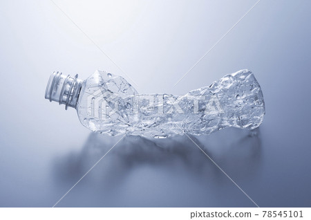Crushed plastic bottle Crushed plastic bottle 78545101