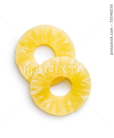 Canned sliced pineapple fruit 78546039