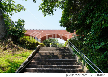 Hill park with a view of the harbor Kirifue Bridge Hill park with a view of the harbor Kirifue Bridge 78546084