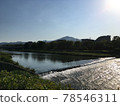 Kyoto Kamogawa early in the morning 78546311