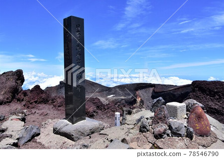 Japan's highest point Mount Fuji, Kengamine 78546790