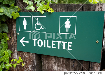 sign toilette men women and disabled sign toilette men women and disabled 78548391