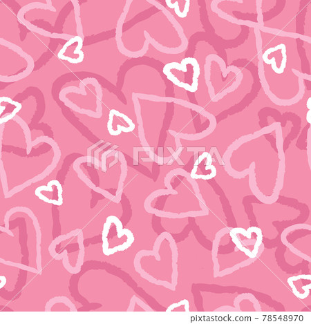 Valentine's seamless pattern with hearts.Background romantic design. 78548970