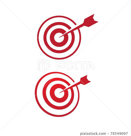 Target Vector icon illustration 78549097