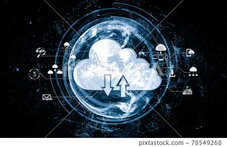 Cloud computing technology and online data storage in innovative perception 78549268