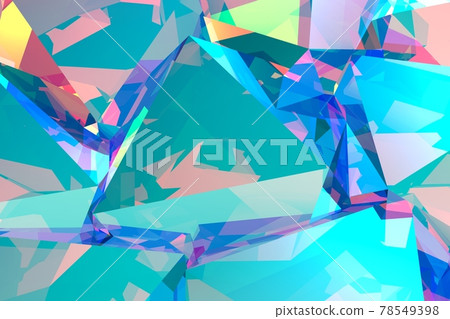 3d rendered illustration of multi colored abstract glass stones. 3d rendered illustration of multi colored abstract glass stones. 78549398