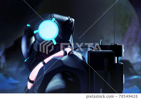 3d render illustration of astronaut. 3d render illustration of astronaut. 78549428