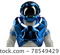 3d render illustration of isolated astronaut. 78549429