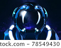 3d render illustration of astronaut. 78549430