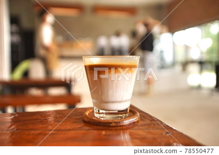 Dirty coffee in a coffee shop Dirty coffee in a coffee shop 78550477
