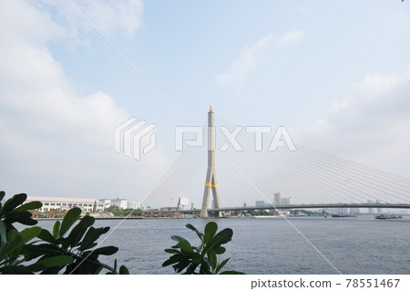 Rama VIII Bridge in Bangkok, Thailand Rama VIII Bridge in Bangkok, Thailand 78551467