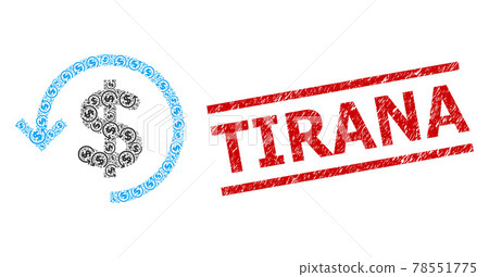 Refund Recursive Collage of Refund Items and Scratched Tirana Seal Stamp Refund Recursive Collage of Refund Items and Scratched Tirana Seal Stamp 78551775