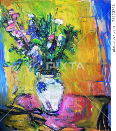 Summer Flowers Oil Painting 78553748