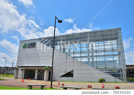 Akita JR Omagari Station East Exit 78554102