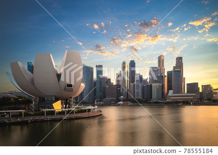 August 10, 2018: artscience, a museum within the integrated resort of Marina Bay Sands at Central Area in Singapore, was Opened on 17 February 2011 and is the first ArtScience museum of the world. 78555184