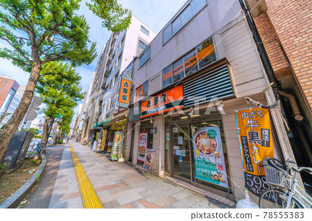 日本東京城市景觀 - 神田神保町 - 朝北的舊書店區的短暫日落......人煙稀少 = 6 月 11 日 78555383