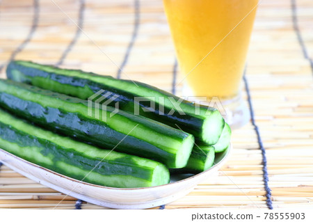 Pickled cucumber in summer 78555903