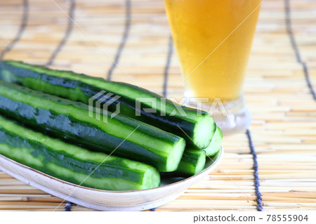 Pickled cucumber in summer 78555904