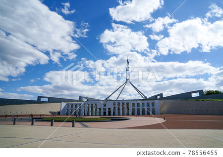 Parliament building in Canberra 78556455