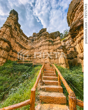 Pha Chor Canyon National Park in Chiang mai province, Thailand Pha Chor Canyon National Park in Chiang mai province, Thailand 78557443