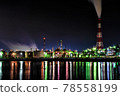 Yokkaichi factory night view 78558199