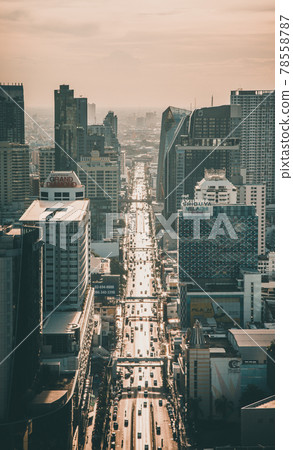 Petchaburi and Central Embassy Aerial views in Ploenchit, Bangkok, Thailand Petchaburi and Central Embassy Aerial views in Ploenchit, Bangkok, Thailand 78558787